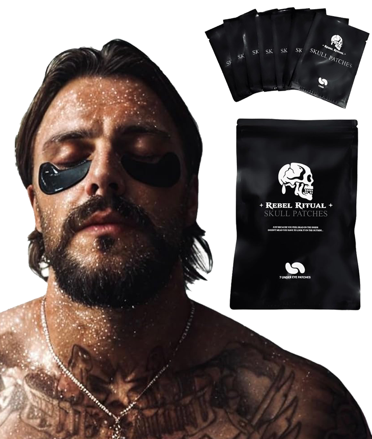 UNDER EYE SKULL PATCHES