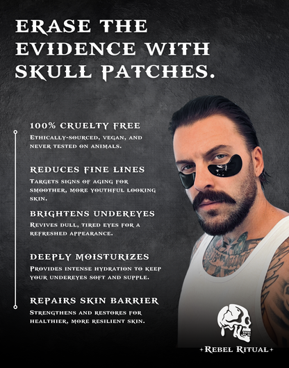 UNDER EYE SKULL PATCHES