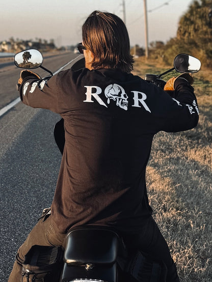 "BORN TO ROAM" MOTO LONG SLEEVE